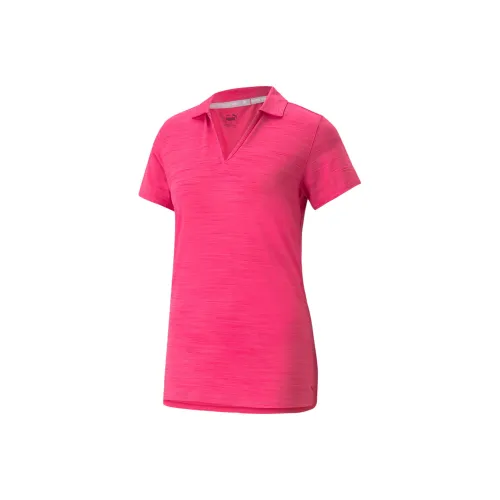 PUMA CLOUDSPUN Coast Golf Polo Shirts Women's Orchid