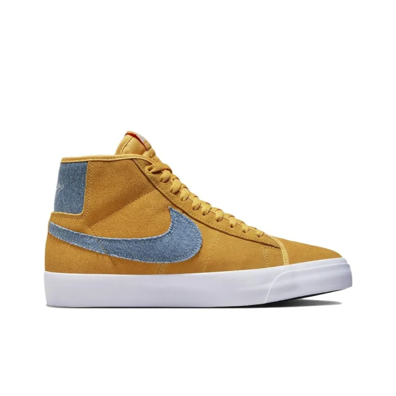 Nike Sb Zoom Blazer Mid Pro Gt Grant Taylor University Gold Denim-1