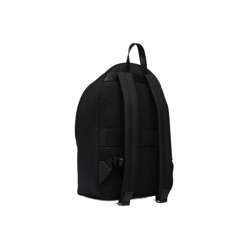 Furla Nylon And Leather Backpack Men's Black-2