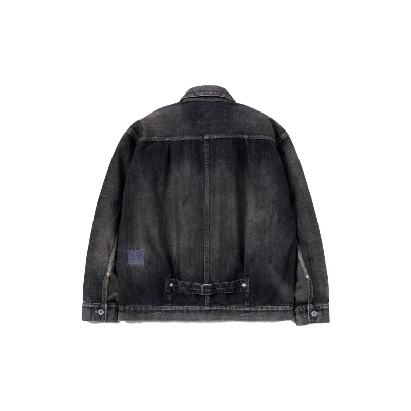 NEIGHBORHOOD Logo patch Denim Jacket-4
