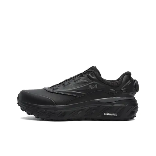 FILA Hiking / Trekking Shoes Men Low-Top Black