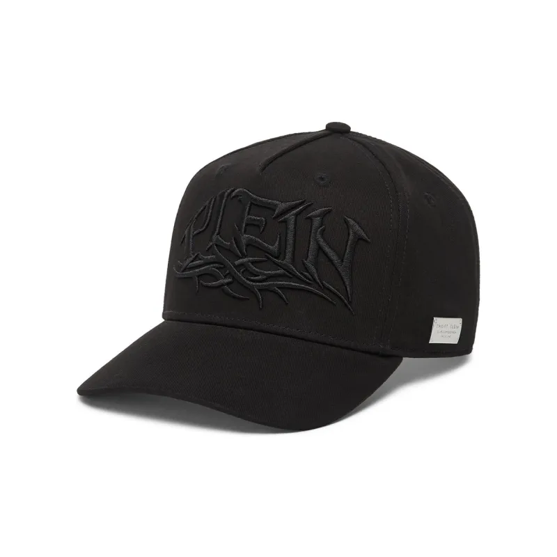PHILIPP PLEIN Logo-embroidered Baseball Cap-0