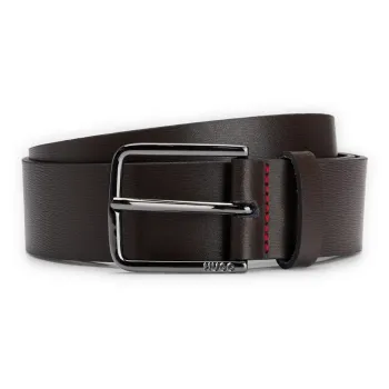 HUGO BOSS Logo engraved Leather Belt