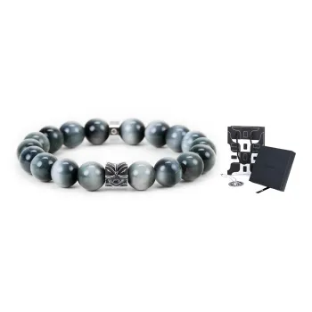FOUNDIN Hawk's Eye Stone Bracelets Men's