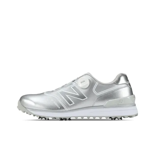 New Balance NB 574 Series Golf Shoes Unisex Low-Top Silver