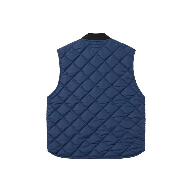Supreme Pins Quilted Work Vest - POIZON