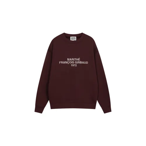 Marithe Francois Girbaud Sweatshirts Men Burgundy