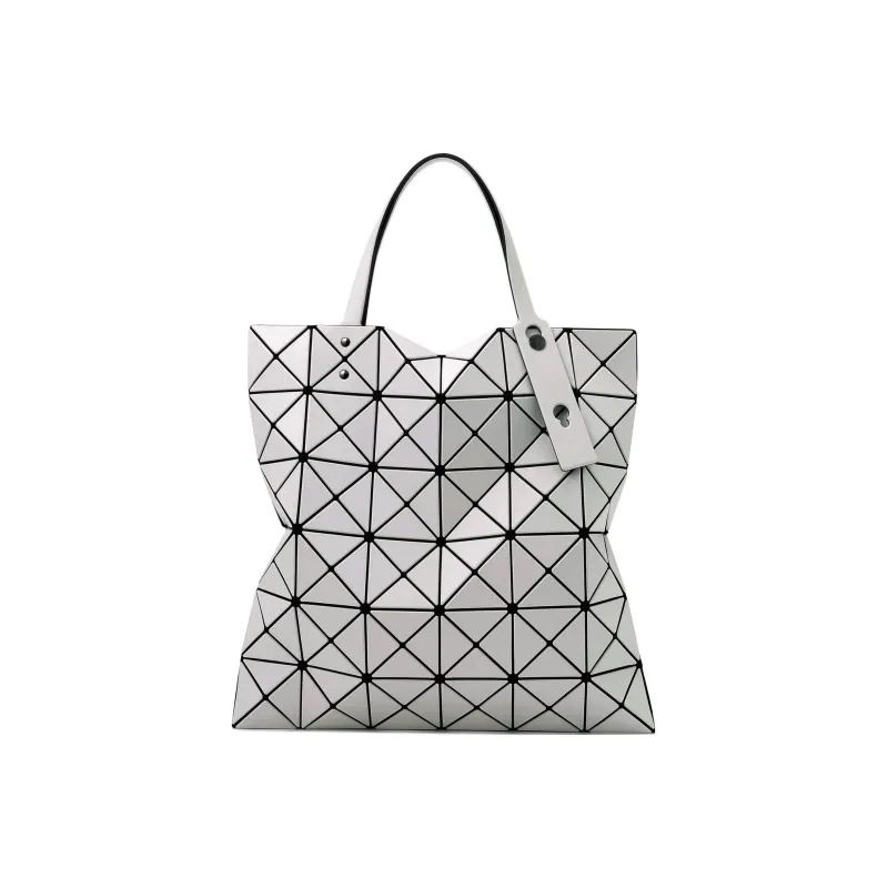 ISSEY MIYAKE Polyvinyl Chloride Resin Handbag Unisex Light Gray-1