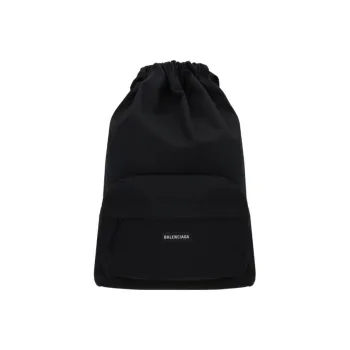 Balenciaga Recycled Nylon Backpack Regular Men's Black
