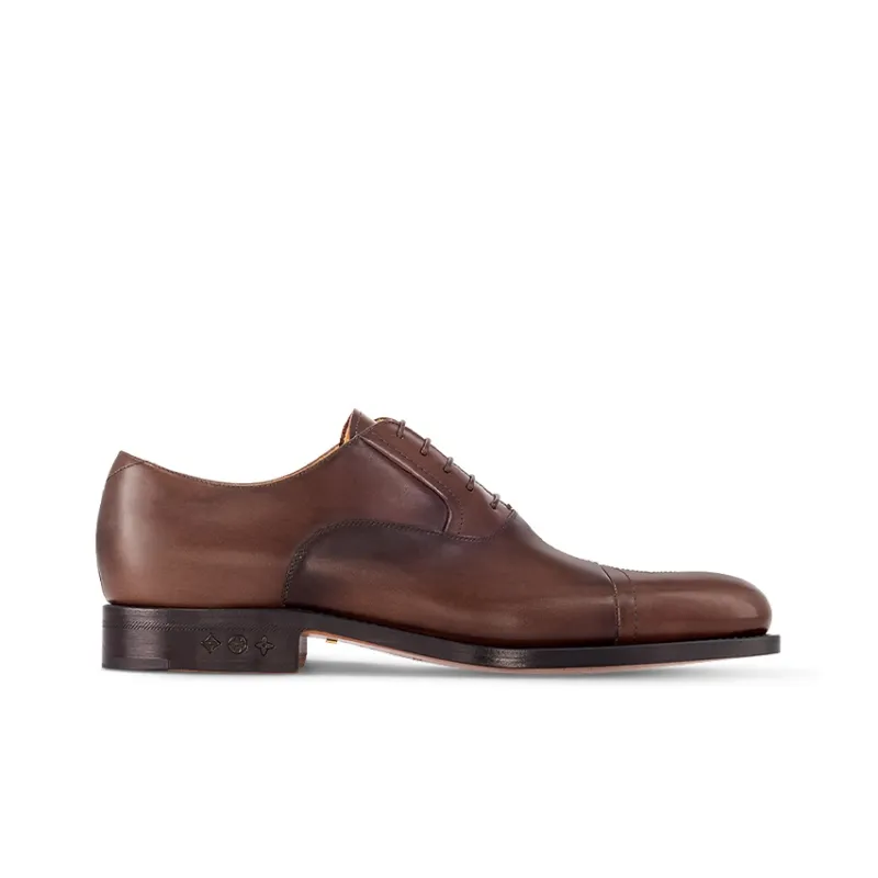 LOUIS VUITTON Varenne Dress Shoes Men's Brown-1