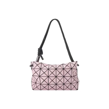 ISSEY MIYAKE LOOP MATTE Polyvinyl Chloride Resin Small Square Bag Handbag Shoulder Bag Women's Pink