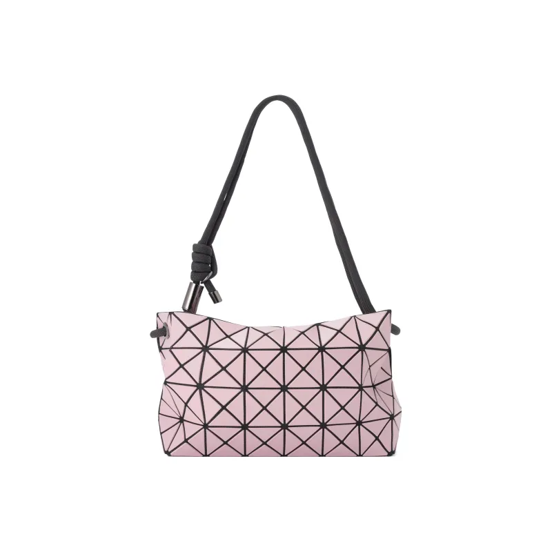 ISSEY MIYAKE LOOP MATTE Polyvinyl Chloride Resin Small Square Bag Handbag, Shoulder Bag Women's Pink-0