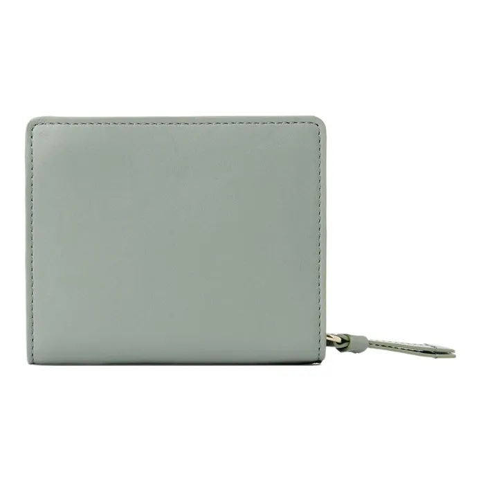 Chloe Shiny Calfskin Wallet Regular Women's Gulf Green-1