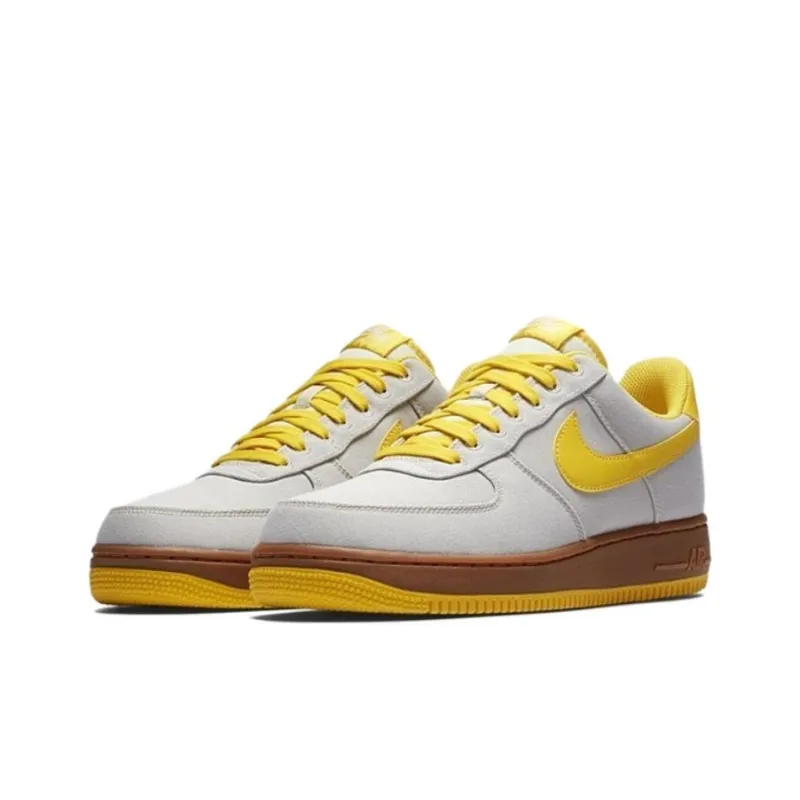 Nike Air Force 1 Low Txt Light Bone Tour Yellow-1
