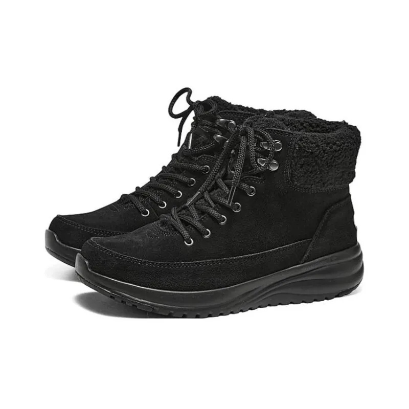 Skechers ON THE GO Stellar Thermal Abrasion Resistant Short Snow Boots Women's Black-1
