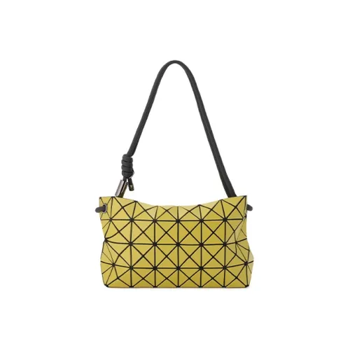 ISSEY MIYAKE LOOP MATTE Polyvinyl Chloride Resin Square Bag Portable Crossbody Bag Shoulder Bag Women's Yellow