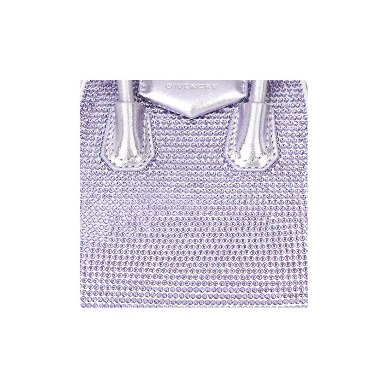 GIVENCHY Antigona Silk Shoulder Bag Crossbody Bag Handbag Extra Mini Women's Light Purple-4