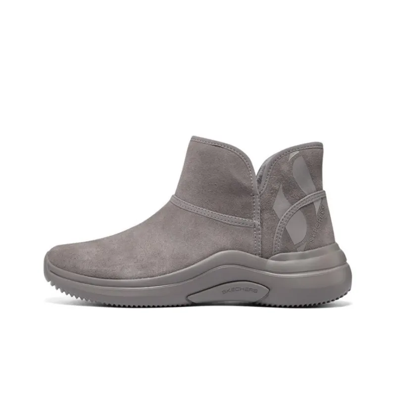Skechers Thermal Abrasion Resistant Short Snow Boots Women's Taupe-0