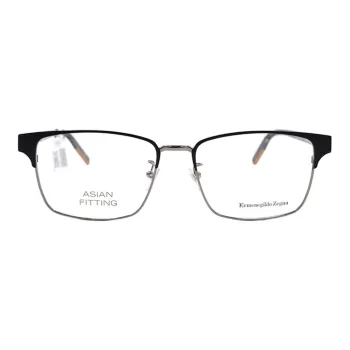 Zegna Alloy Browline Eyeglass Frames Men's