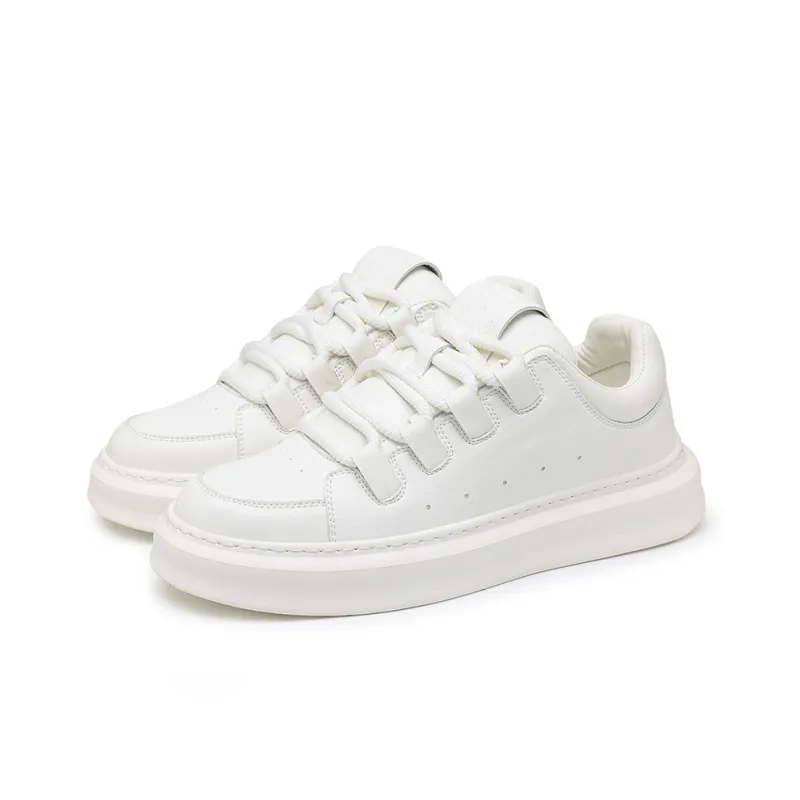 X ZONE Slip Resistant, Abrasion Resistant, Lightweight Low Top Skateboard Shoes Men's White-3