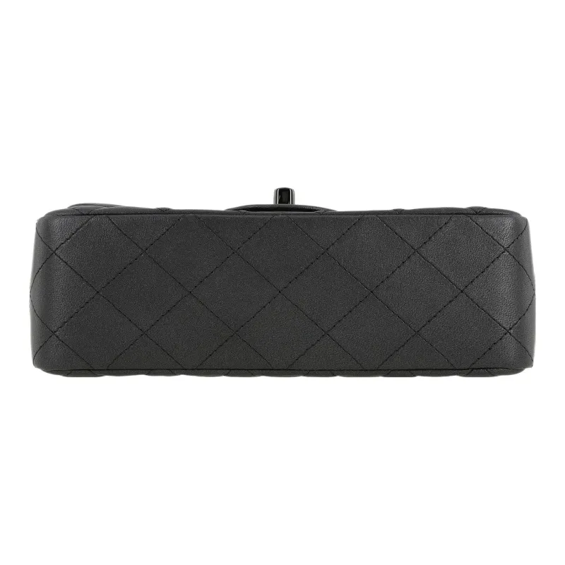 CHANEL Classic Flap CF Sheepskin Flap Bag, Shoulder Bag, Crossbody Bag Mini Women's Black-3