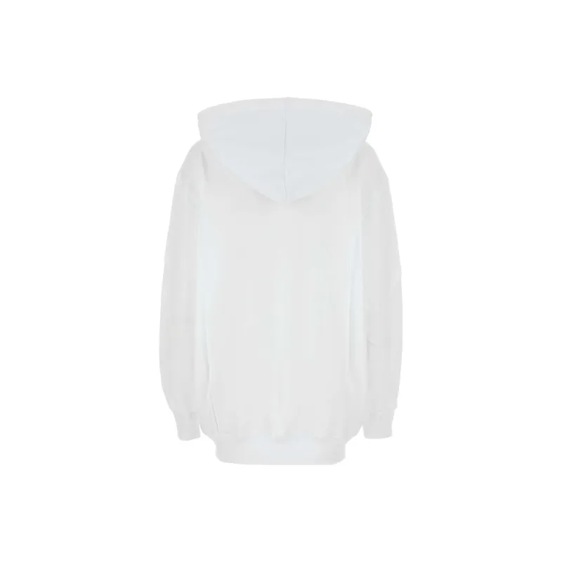 Lanvin Logo Embroidered Drawstring Hoodie-1