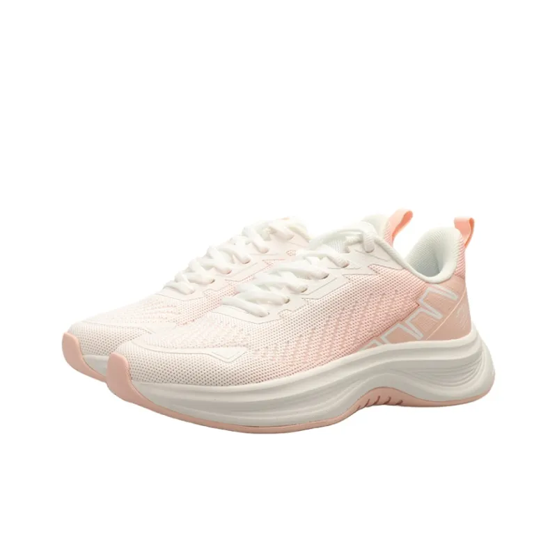 LPMX Running Shoes Women's Low Top White/Coral Pink-1