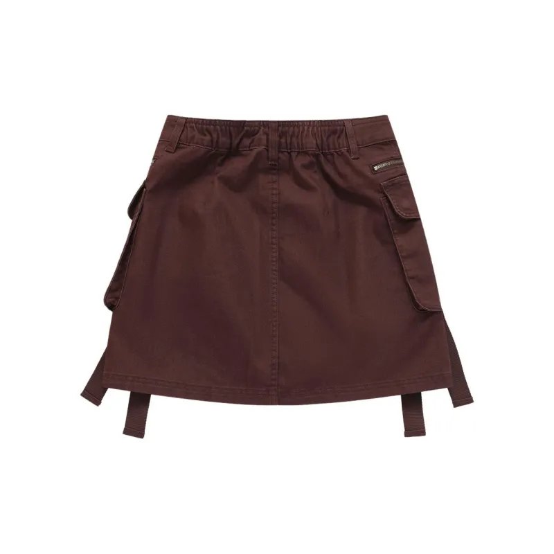 FILA FUSION WORKWEAR Casual Short Skirts Women's Deep Red-1