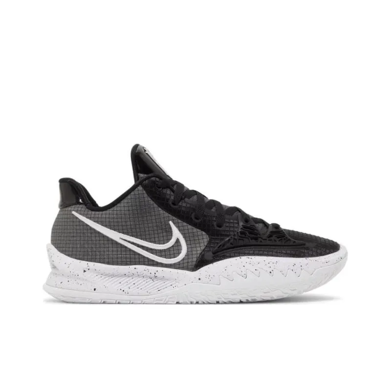 Nike Kyrie Low 4 Cushioning Wear Resistant Low Top Basketball Shoes Men's Black White-1