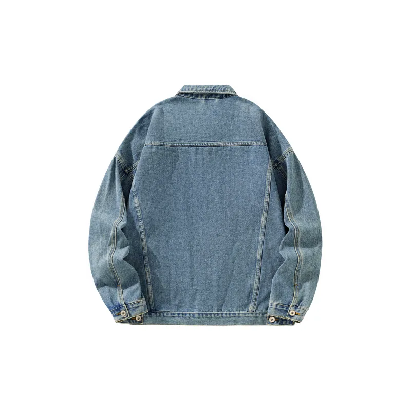 BOTH PLAY Denim Jacket Comes With Short Sleeved T Shirt Unisex-8