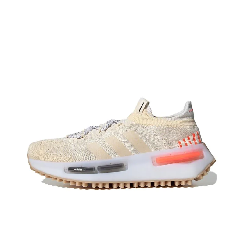 Adidas Originals Nmd S1 Wonder White Solar Red-0
