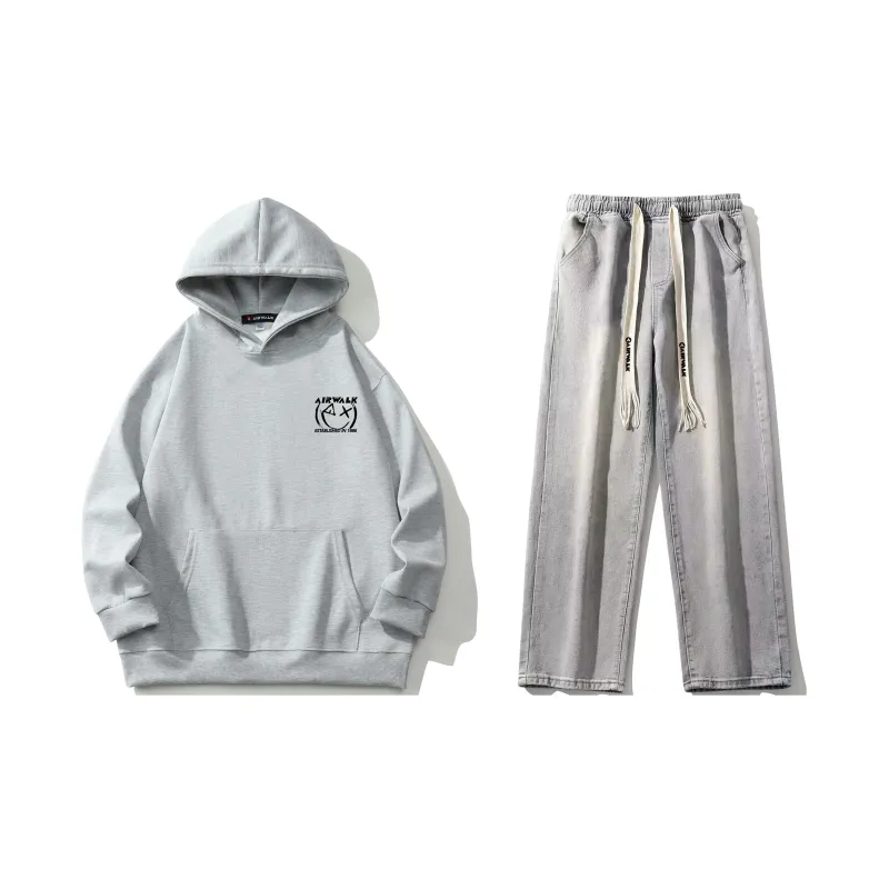 Airwalk Sweatshirt Sets Unisex-34