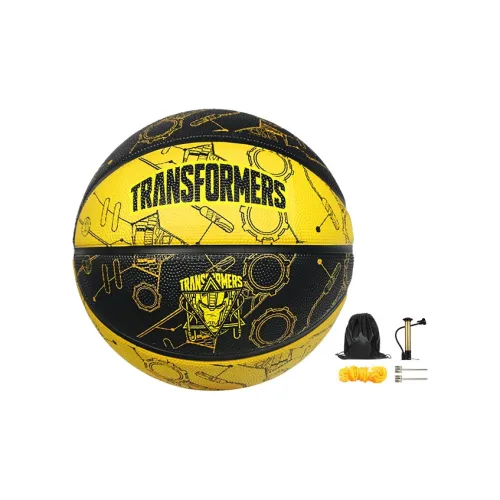 ProSelect x Transformers Size 7 Indoor, Outdoor, All Basketball Rubber Black Yellow