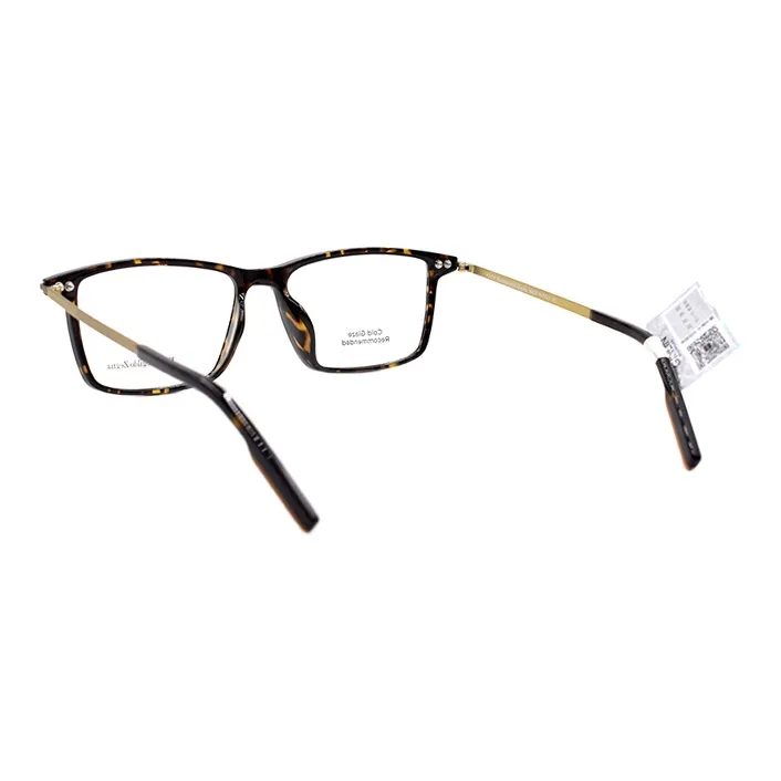 Zegna Plate Frame Rectangular Eyeglass Frames Men's-2