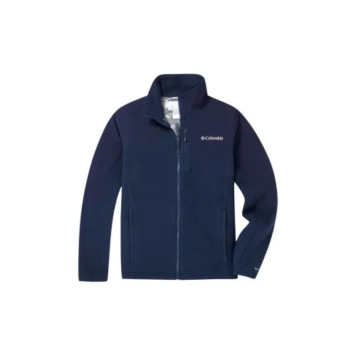 Columbia Velvet Jackets Men Navy Blue