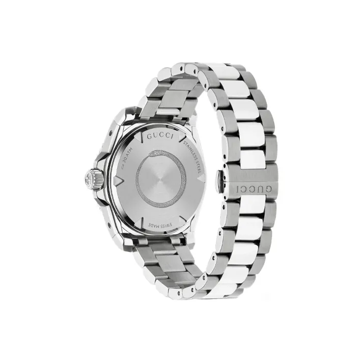 GUCCI Wrist Watch Automatic Mechanical Movement Stainless Steel Watchband 40mm Silver Dial Unisex-2