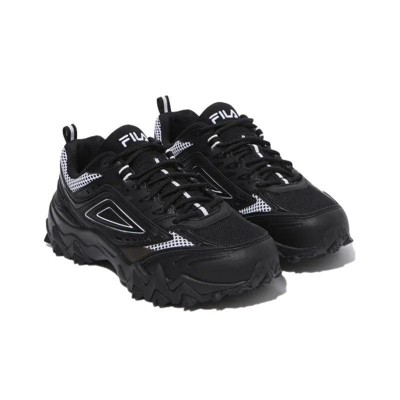 FILA Taurus V3 Cushioning Anti Slip And Wear Resistant Low Top Running Shoes Unisex Black-2