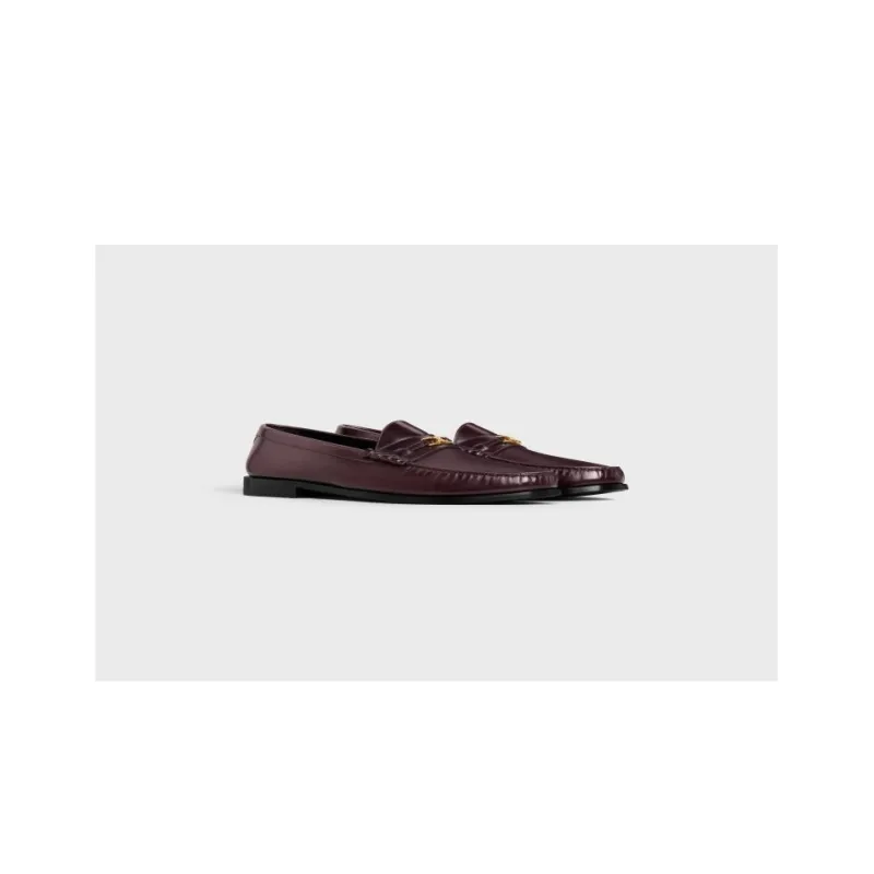CELINE Triomphe Loafers 1.5cm Men's Umber-16