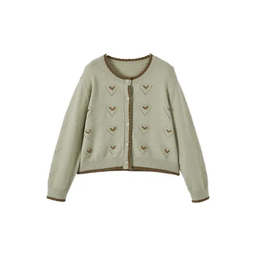 XIANGYING Knitwear Women's Sage Green