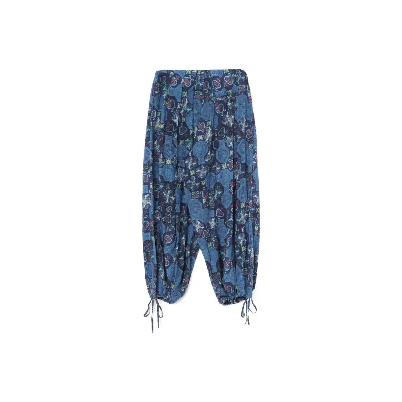 Yohji Yamamoto Casual Pants Unisex Blue-1