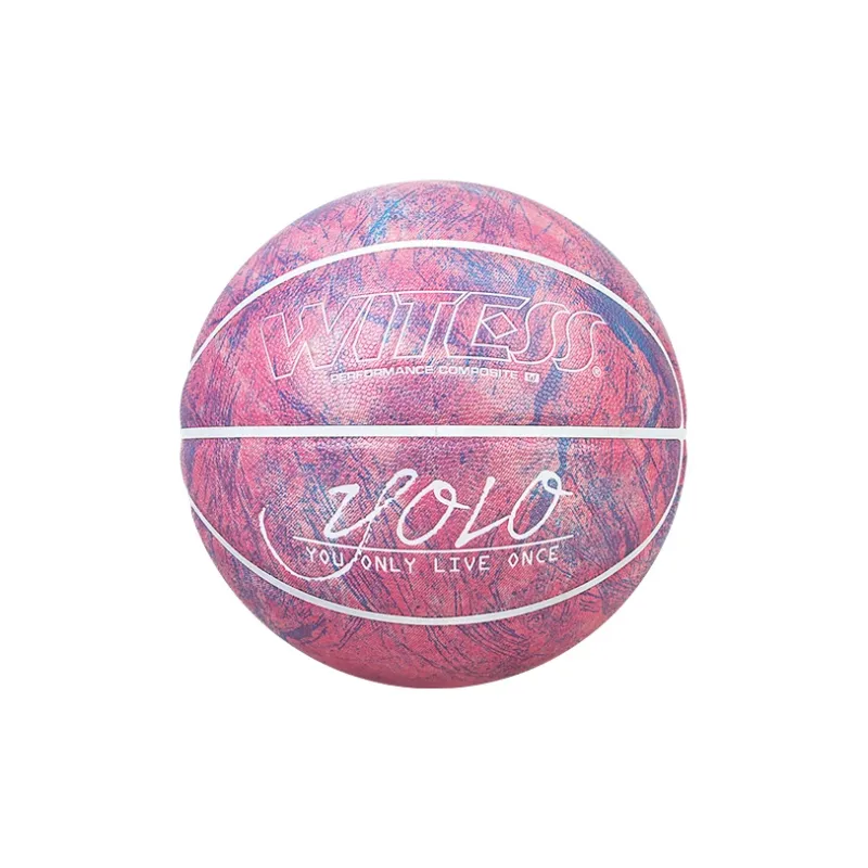 WITESS PU Basketball Dazzling Pink Red Size 7 Training-1