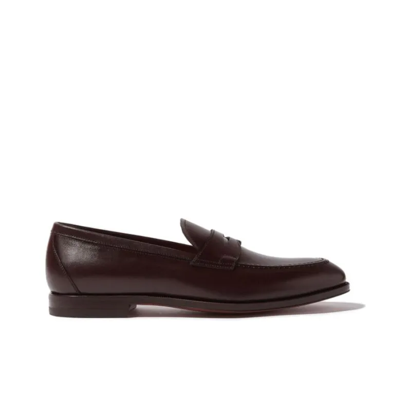 SCAROSSO Stefano Almond Toe Loafers-1