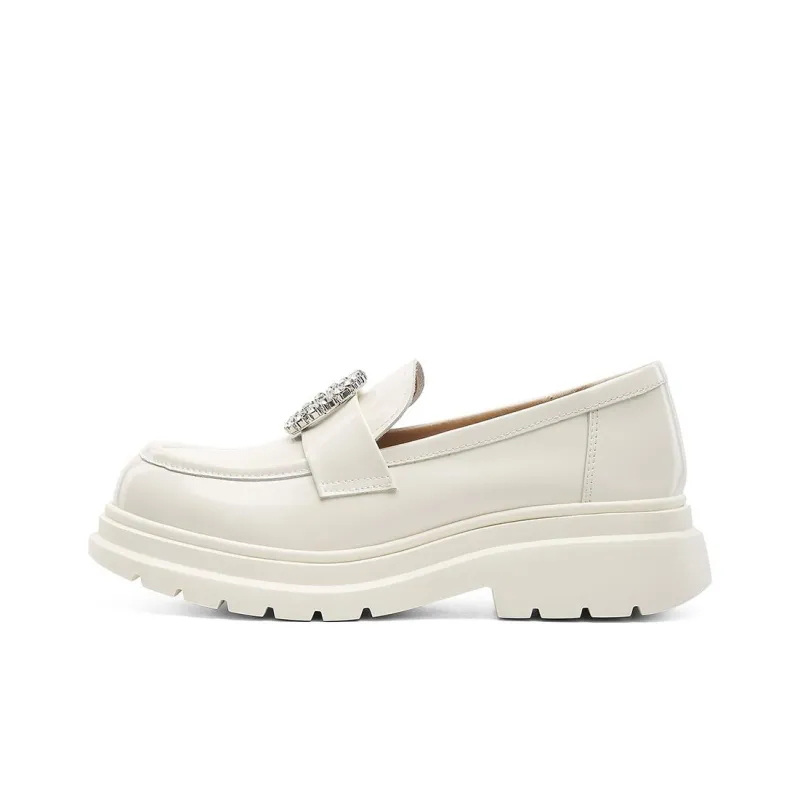 BOSSSUNWEN Loafers Women's Low Top Black-0