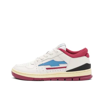 AVIA 825R Series Cushioning Low Top Skateboard Shoes Unisex White Red Blue
