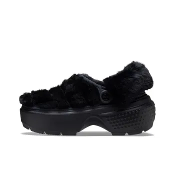 Crocs Stomp Quilted Clogs 'Black' Women's
