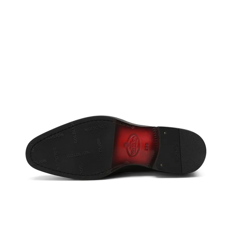 GOLDLION Dress Shoes Men's Black-4
