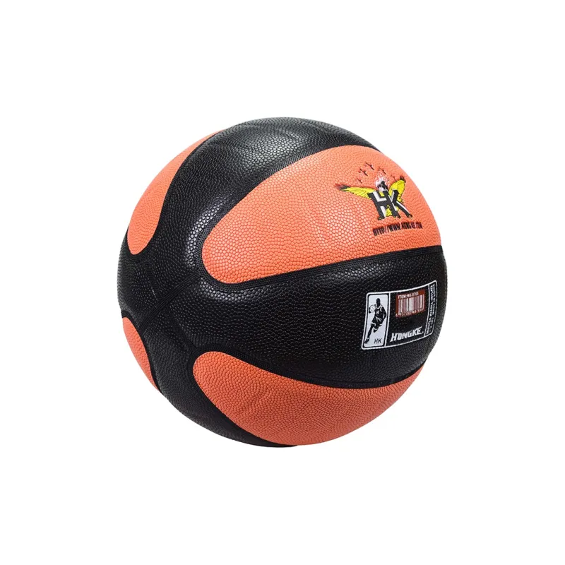 HONGKE PU Basketball Orange Black Size 7 Training Unisex-2