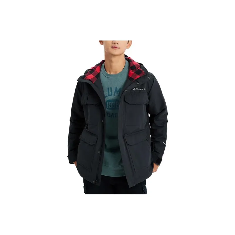 Columbia Puffer Jackets Men Black-2