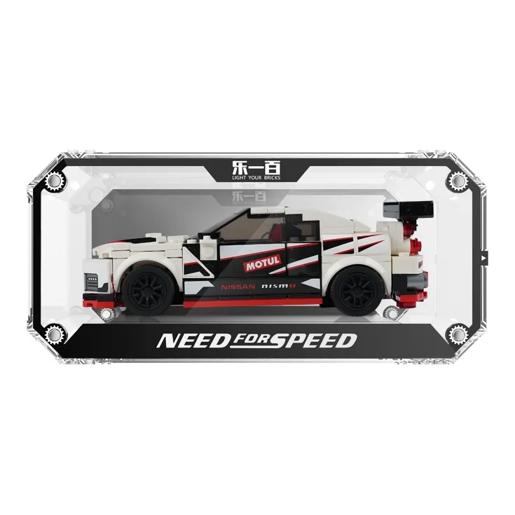 LIGHT YOUR BRICKS Compatibility Building Block SPEED Collection And Alloy Car Model Display Case Model Accessories-2