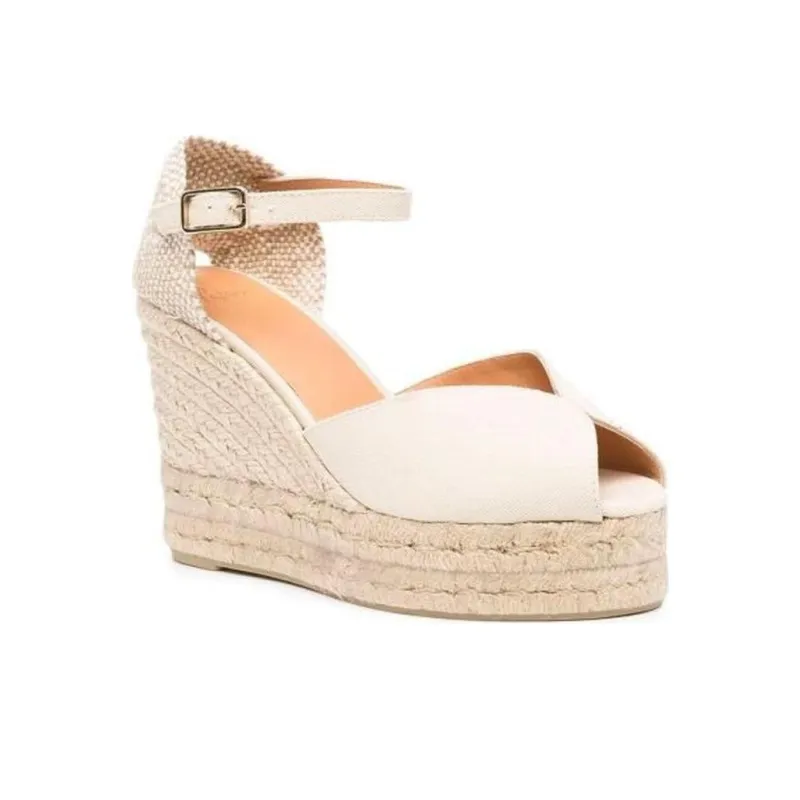Castañer Carol Canvas Wedge Espadrilles-1
